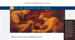 Desktop Screenshot of chirurgiapiede-pisani.it